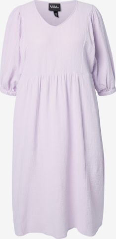 Ulla Popken Dress in Purple: front