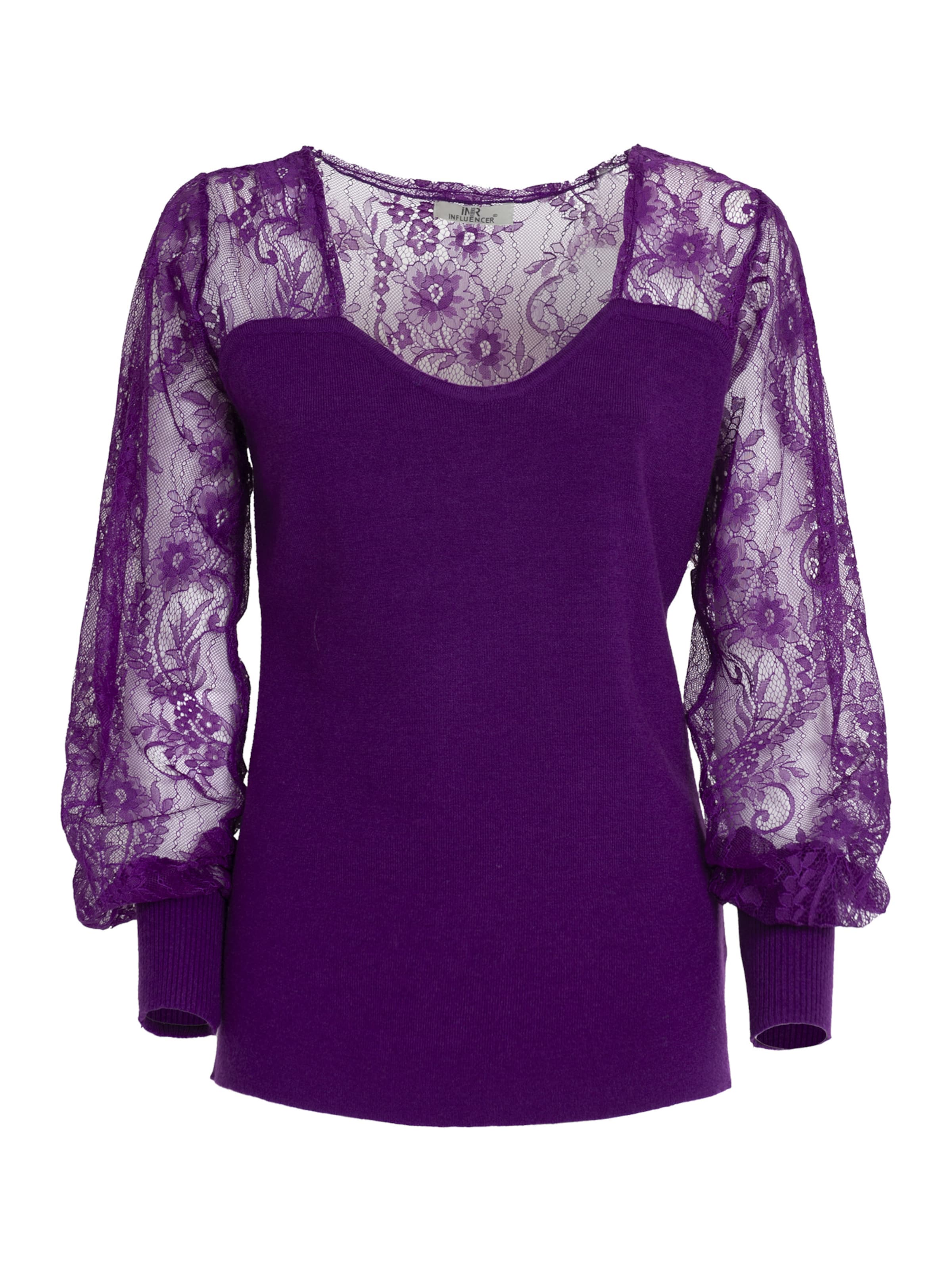 purpurinė Influencer Megztinis: priekis