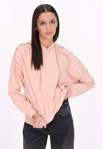 myMo ROCKS - Sweatshirt em rosa