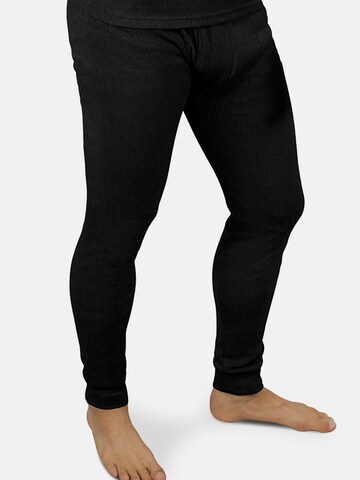 normani Long Johns 'Koyuk' in Black