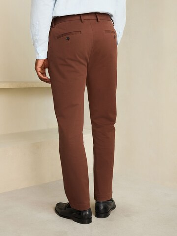 Next Slim fit Chino trousers in Brown