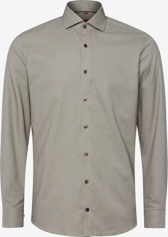 Finshley & Harding Hemd in Beige: Vorderseite