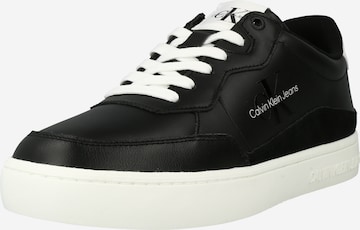 Calvin Klein Jeans Sneakers in Black: front