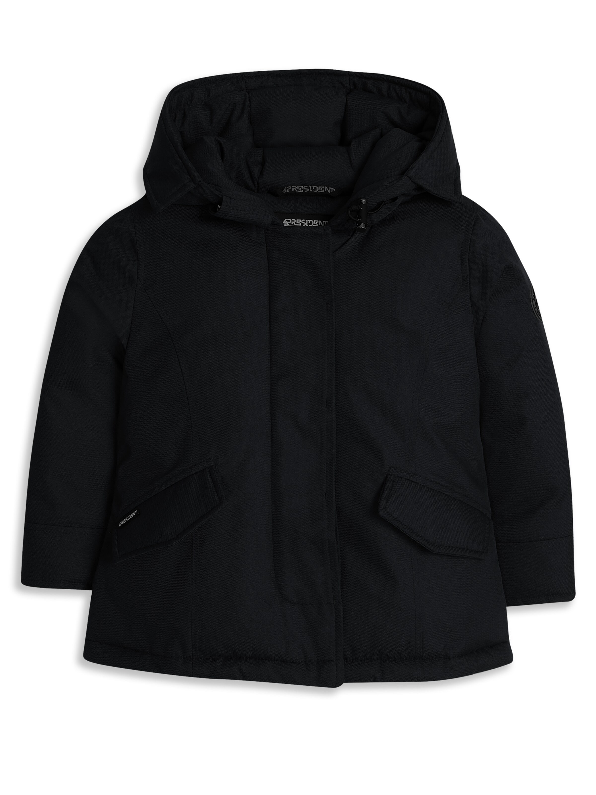 4PRESIDENT Winter Jacket 'Peggy' in Black: front