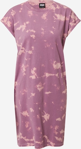 Urban Classics Dress in Purple: front