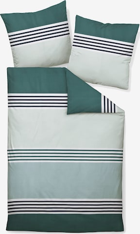 JANINE Duvet Cover in Green: front