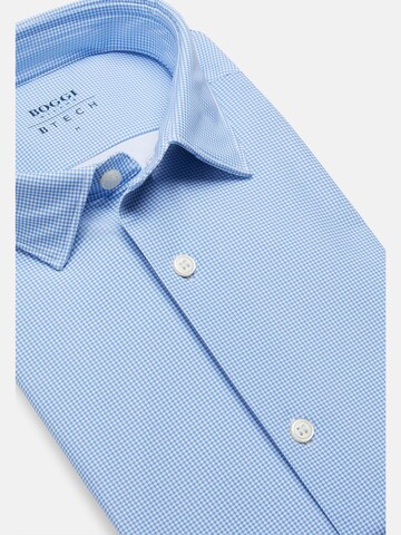 Coupe regular Chemise Boggi Milano en bleu