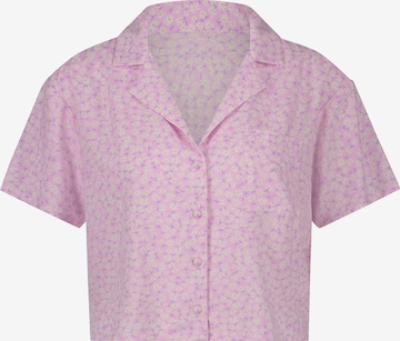 Hunkemöller Pajama Shirt in Pink: front