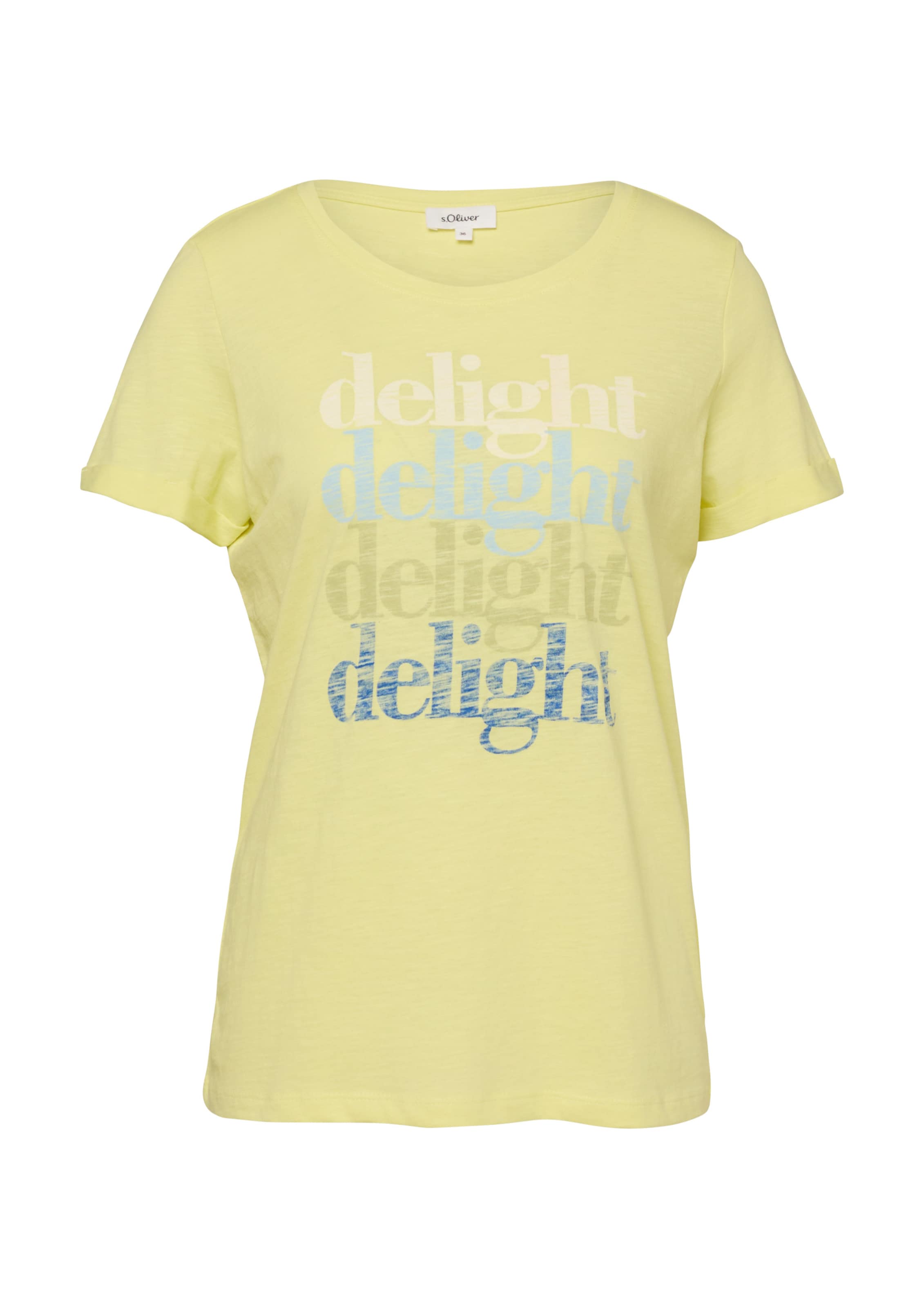 s.Oliver Футболка в Желтый: спереди
