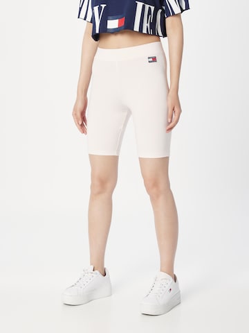Tommy Jeans Skinny Leggings in Pink: front
