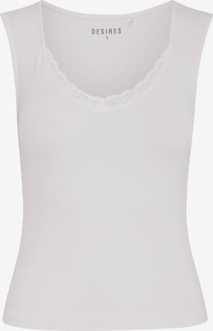 DESIRES Toppi 'Giselle' värissä valkoinen: etupuoli
