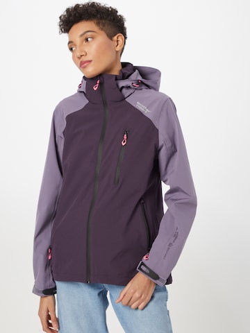 Weather Report Outdoor jacket 'Camelia W-Pro' in Purple: front