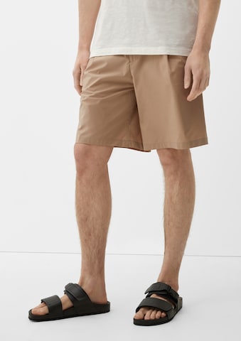 s.Oliver Slimfit Shorts in Braun: predná strana