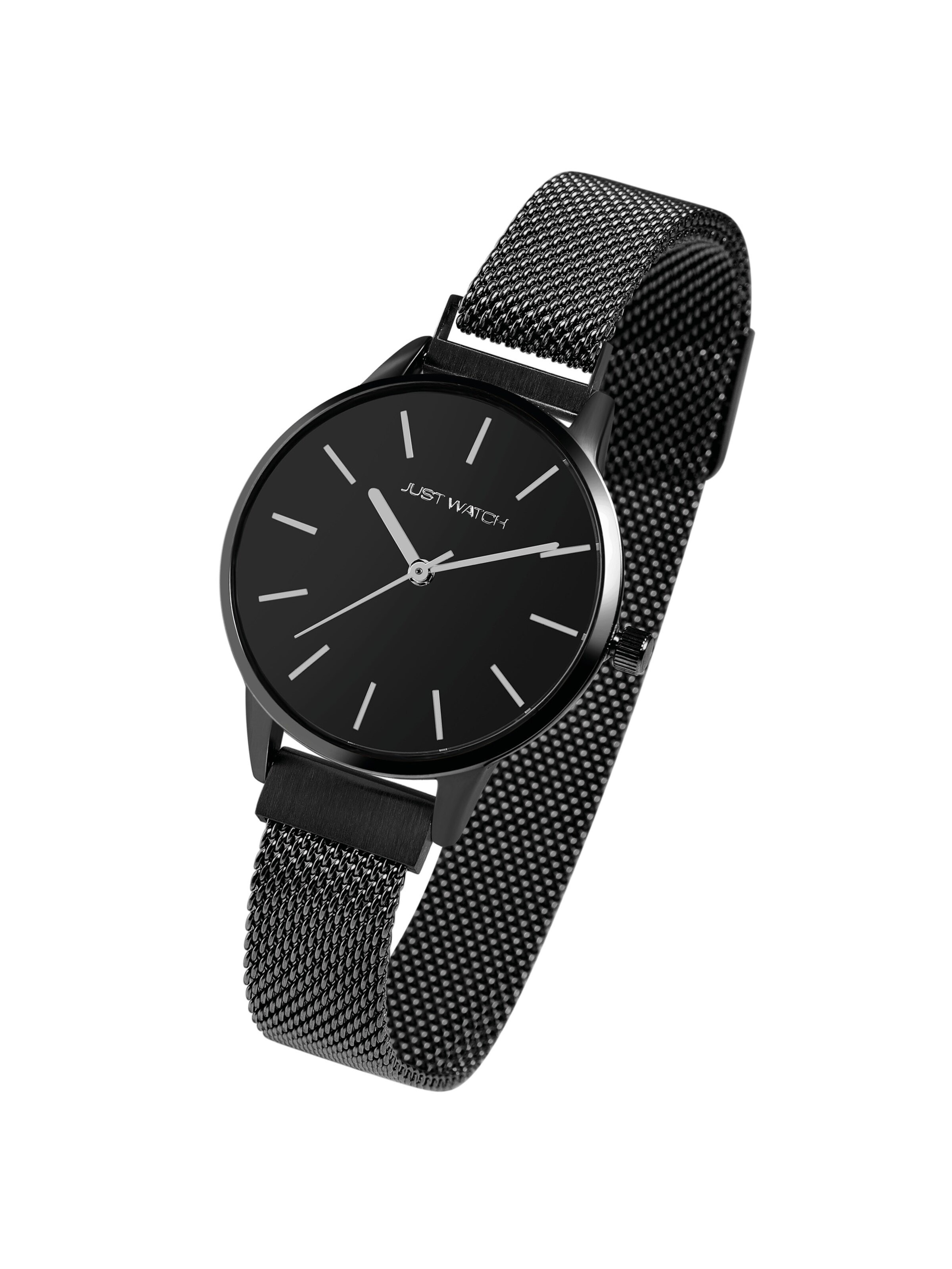 Just Watch Analog Watch 'Malva, 3 ATM' in Black