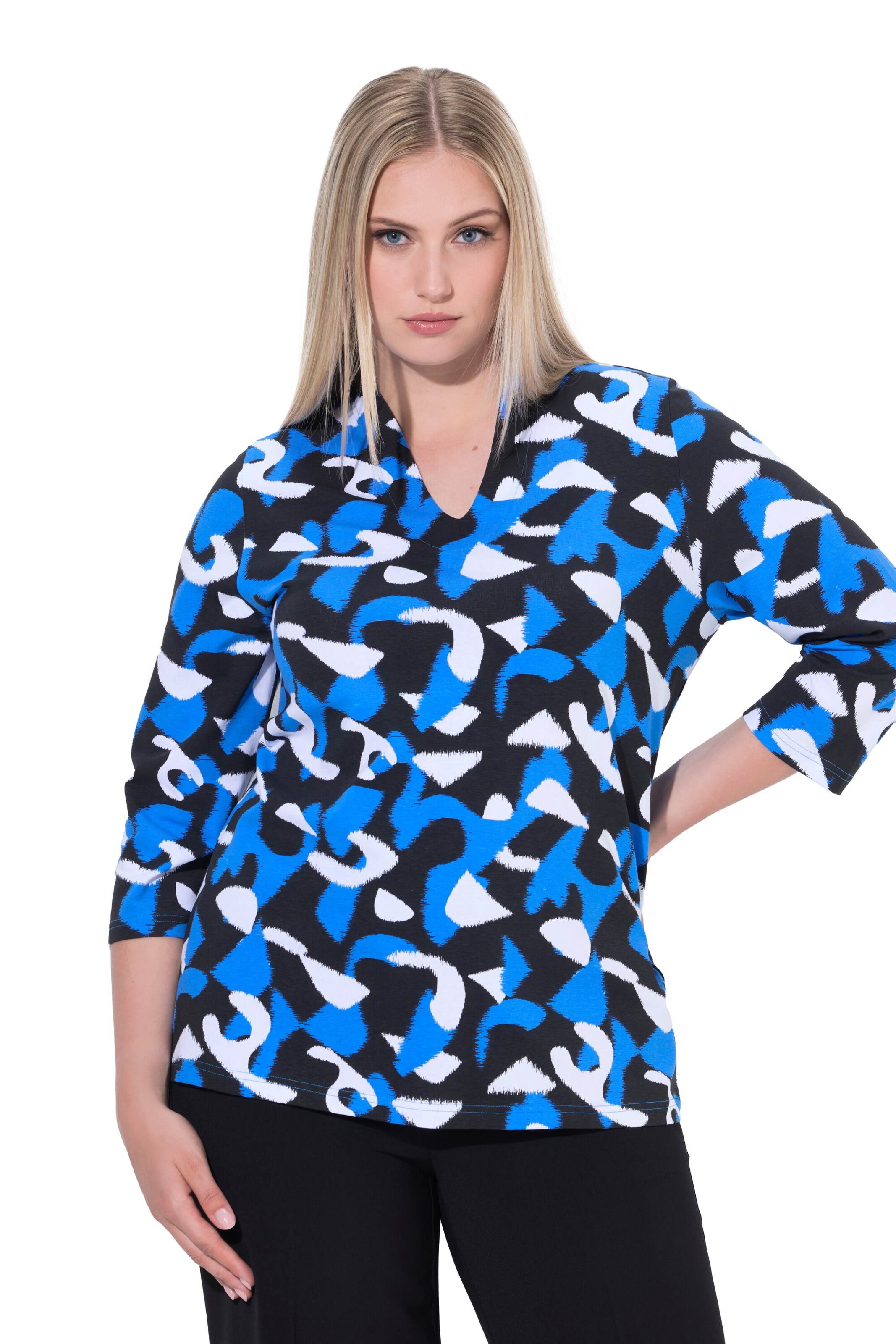 Ulla Popken Shirt in Blue: front