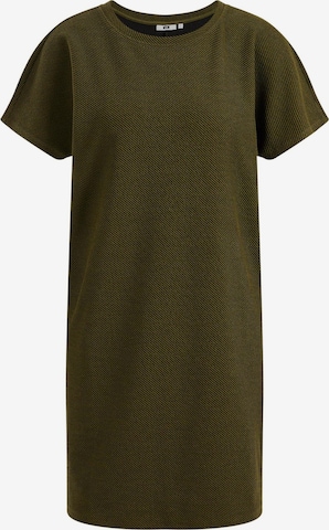 WE Fashion Knitted dress in Green: front