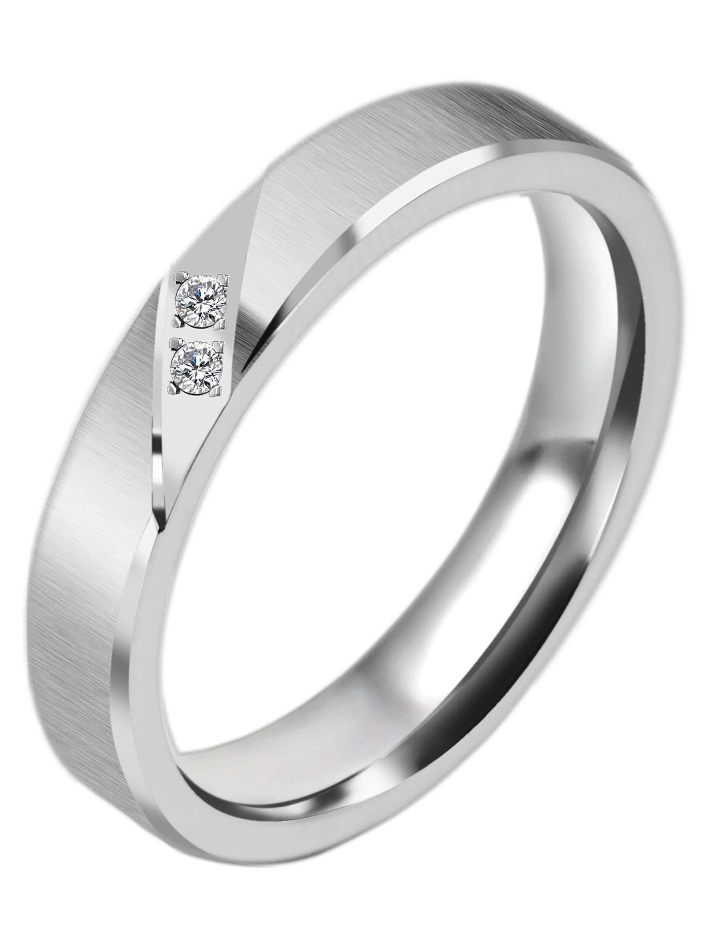 Akzent Ring 'Precious Life, hautverträglich' in Silver: front