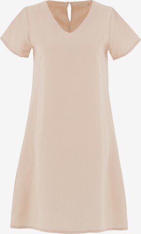 Organication Kleid in Beige: Vorderseite