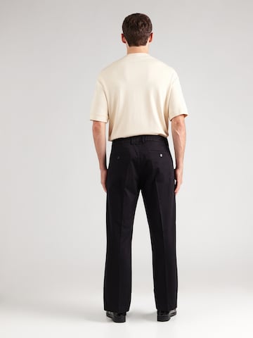 NN07 - Loosefit Calças com vincos 'Kay 1420' em preto