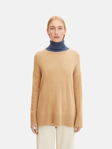 TOM TAILOR Pullover in Beige