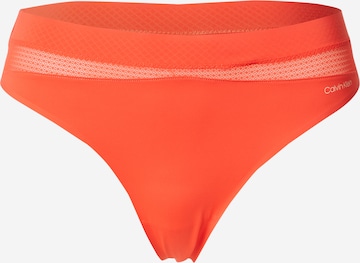 Calvin Klein Underwear String in Orange: front