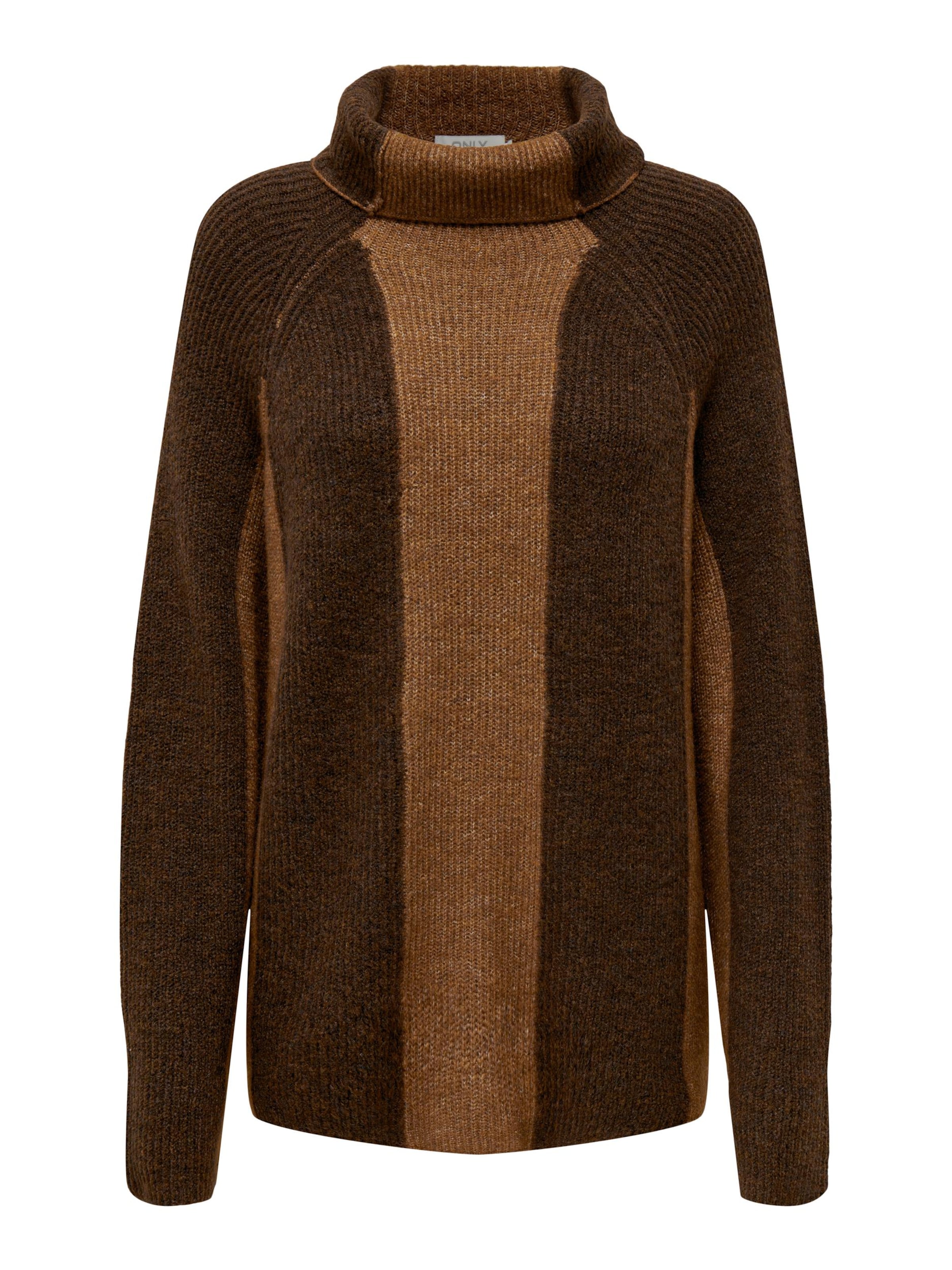 Pullover 'SINUS' di ONLY in marrone: frontale