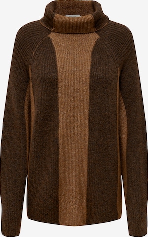 ONLY Sweater 'SINUS' in Brown: front