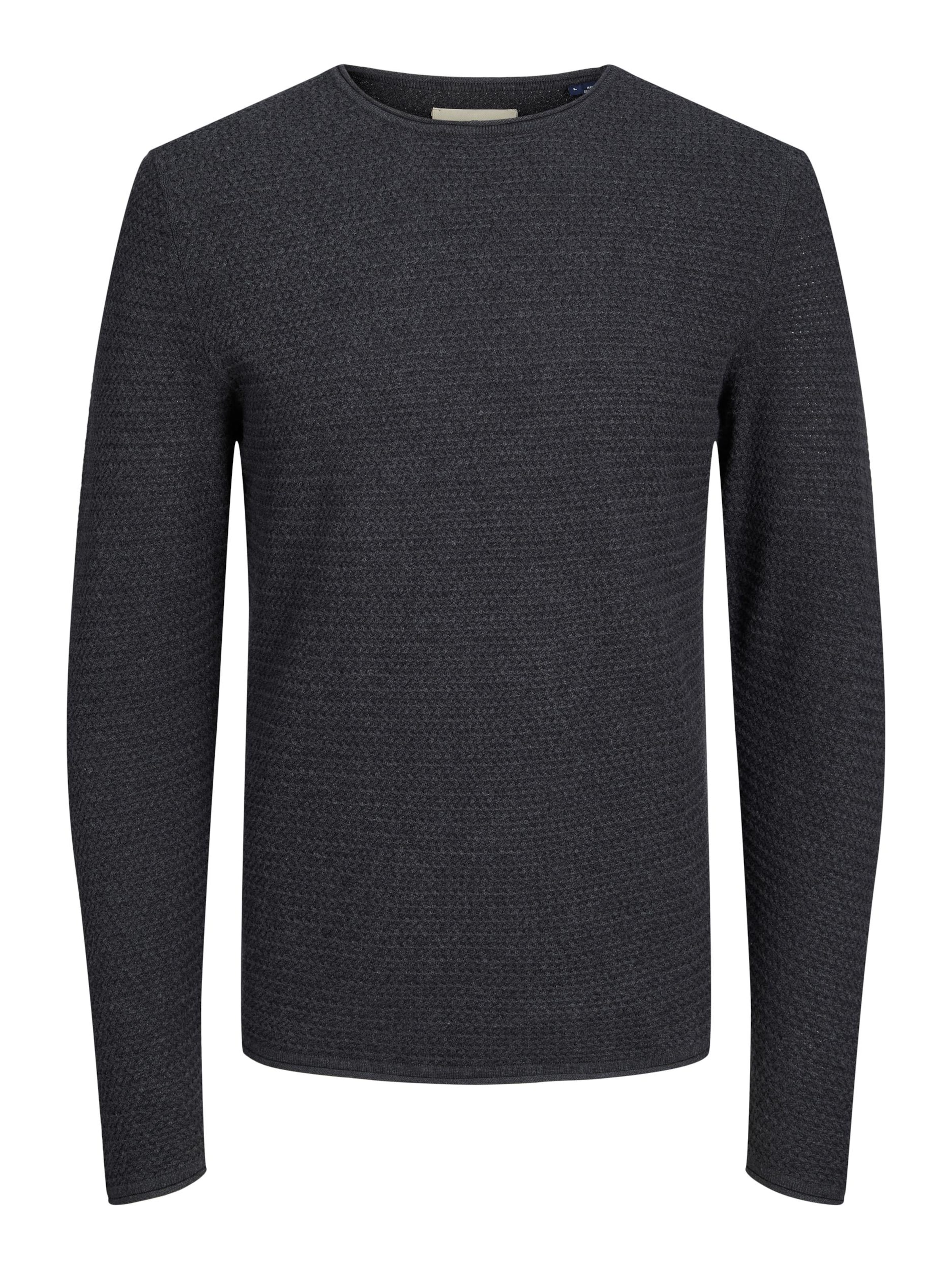 JACK & JONES Pullover 'JPRBLUMiguel' in Grau: Vorderseite