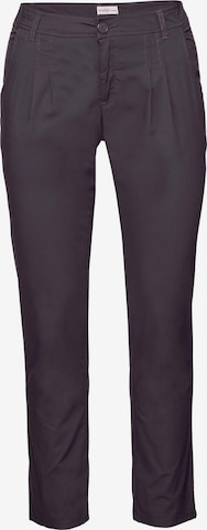 Coupe slim Pantalon chino SHEEGO en gris : devant