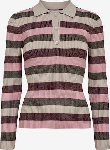 Pulover 'MORAS' de la NÜMPH pe gri: față