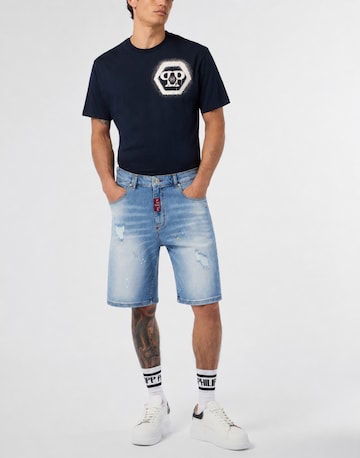 Philipp Plein Regular Jeans 'Formentera' in Blue