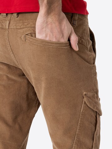 TIMEZONE Regular Cargo Pants 'Niklas' in Brown