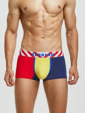 SEOBEAN Boxer shorts 'Color Block' in Red: front