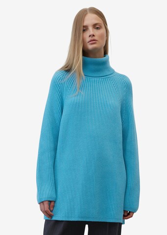 Marc O'Polo DENIM Sweter w kolorze niebieski: przód