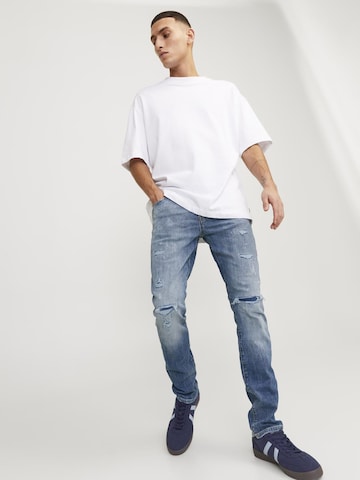 JACK & JONES Slimfit Jeansy 'JJIGlenn JJBlair' w kolorze niebieski