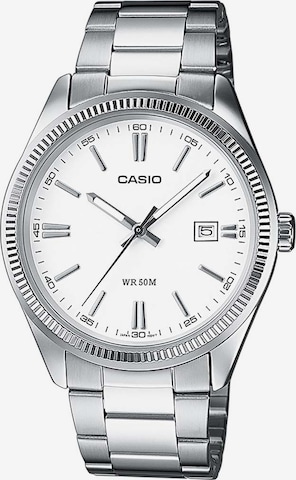 CASIO Analoguhr in Silber: predná strana