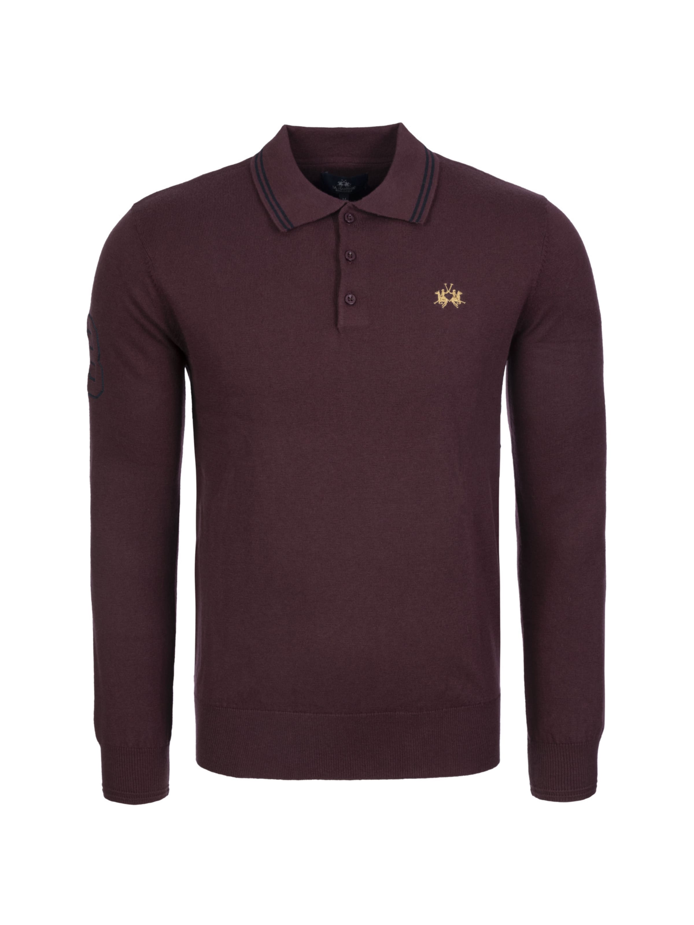 Pullover 'MBS306' di La Martina in rosso: frontale