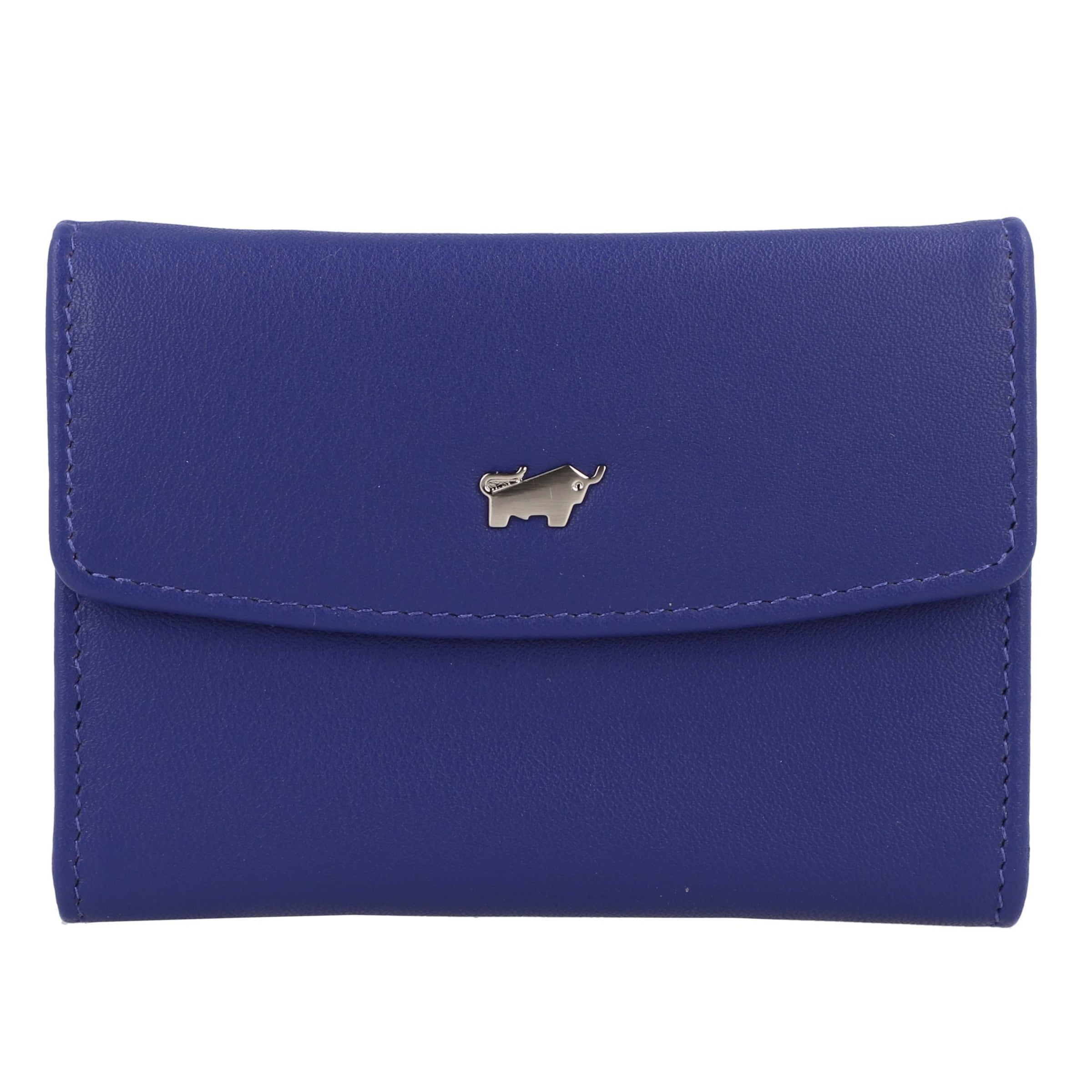 Braun Büffel Wallet 'Joy' in Blue: front