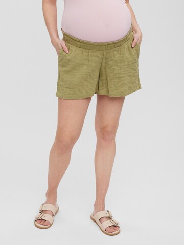 Vero Moda Maternity Regular Shorts 'NATALI' in Grün