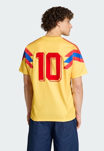ADIDAS PERFORMANCE - Camiseta de fútbol 'Kolumbien 1990' en amarillo: frente
