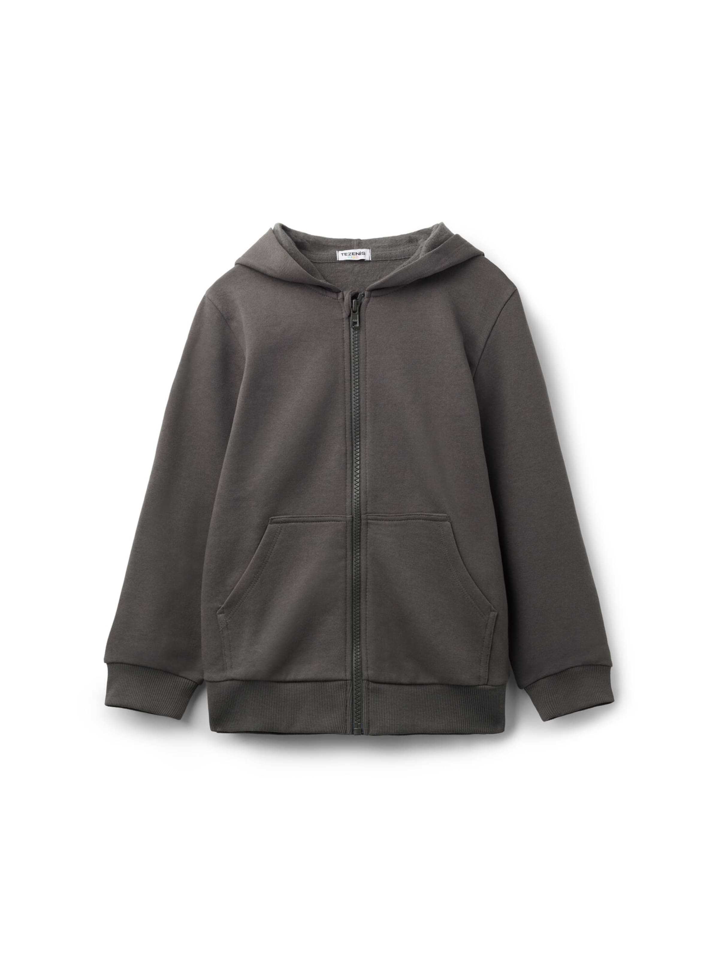 Tezenis Zip-Up Hoodie in Green: front