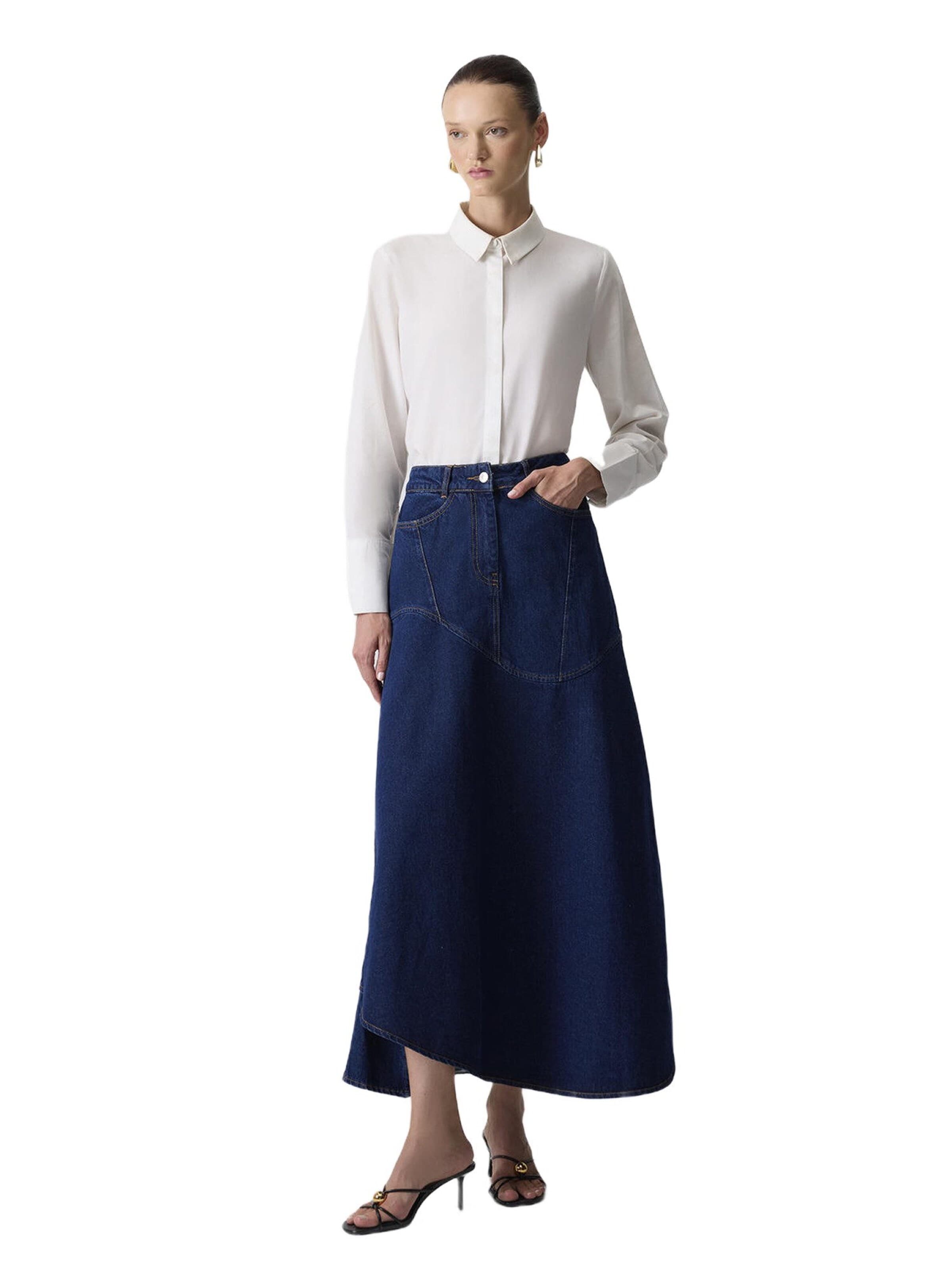 Touche Prive Skirt in Blue