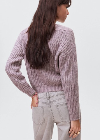 MANGO TEEN Sweater 'Mika' in Purple