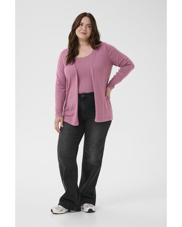 Cardigan KAFFE CURVE en violet