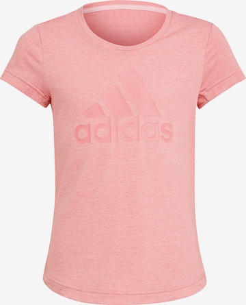 ADIDAS PERFORMANCE Λειτουργικό μπλουζάκι σε ροζ: μπροστά