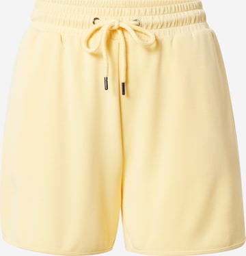 Regular Pantalon MSCH COPENHAGEN en jaune : devant