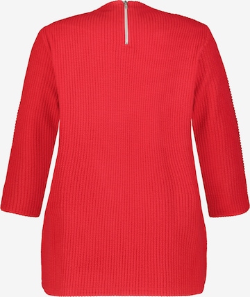 Ulla Popken Sweatshirt in Red