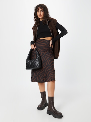 Gina Tricot Skirt 'Mel' in Brown
