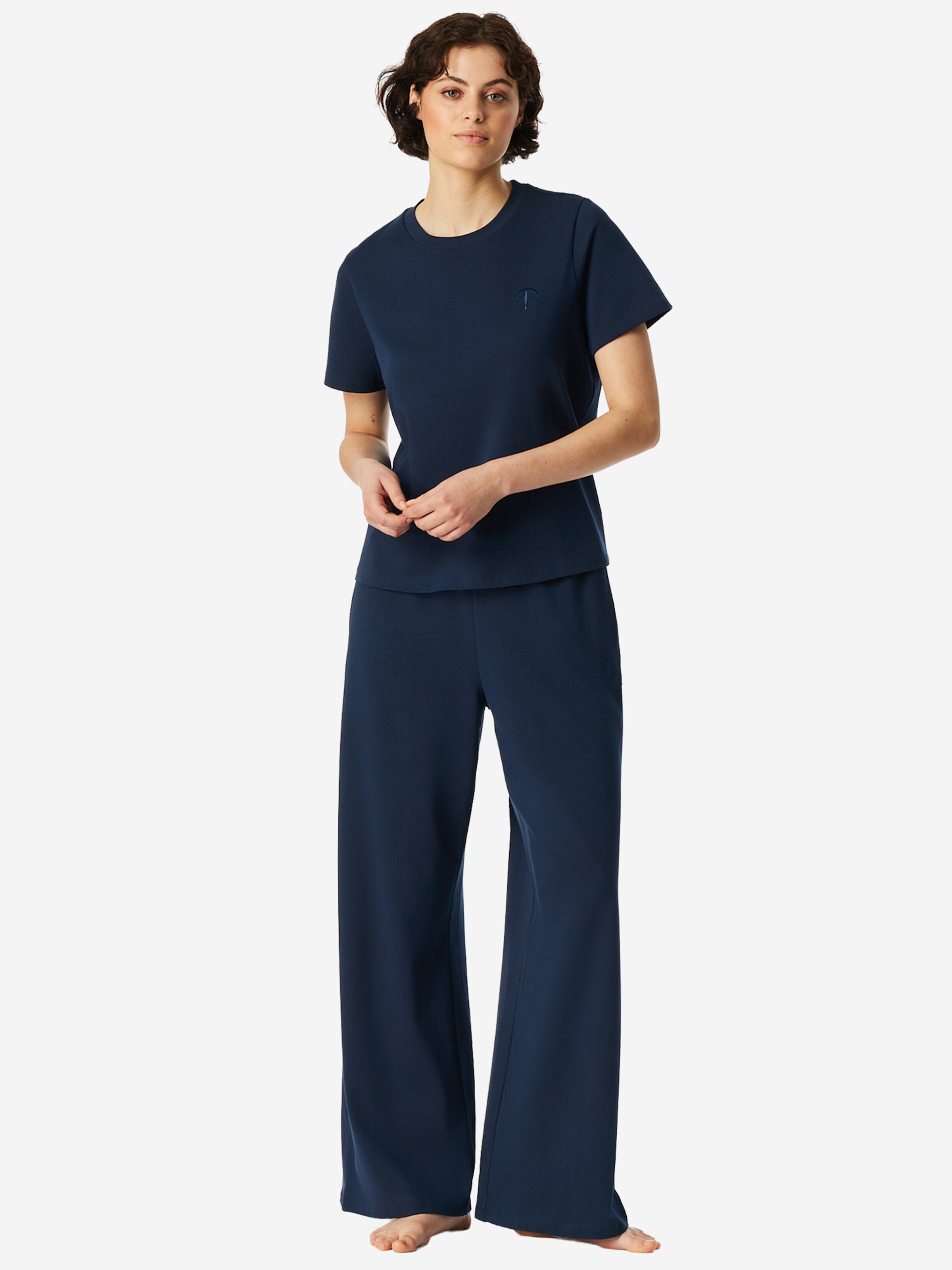 SCHIESSER Shirt ' SCHIESSER 150 YEARS ' in Blauw