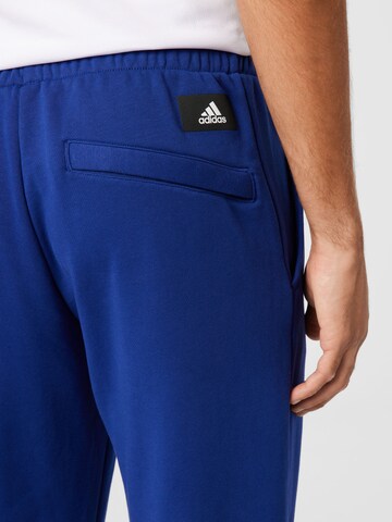 Effilé Pantalon de sport ADIDAS PERFORMANCE en bleu